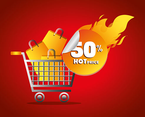 وکتور فروشگاه تخفیف