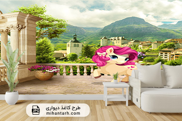 پوستر کاغذ دیواری کودکانه