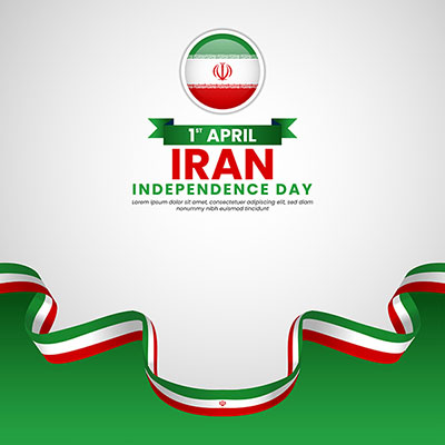 طرح وکتور باکیفیت از پرچم ایران