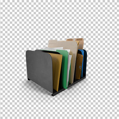 عکس برش خورده سه بعدی پوشه