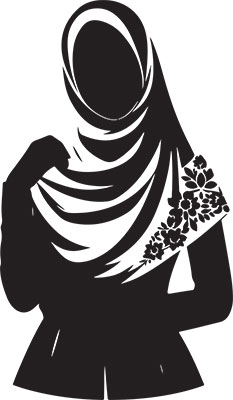 وکتور بانوی با حجاب