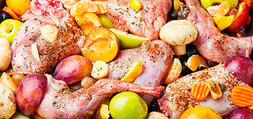 عکس خوراک گوشت و مرغ