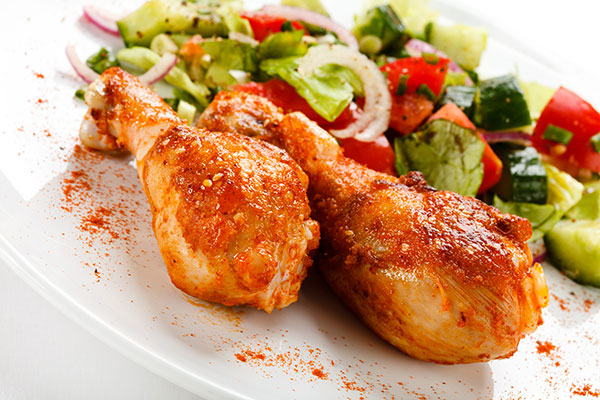 عکس تبلیغاتی غذا مرغ سرخ شده
