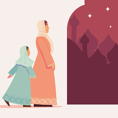وکتور بانوی با حجاب