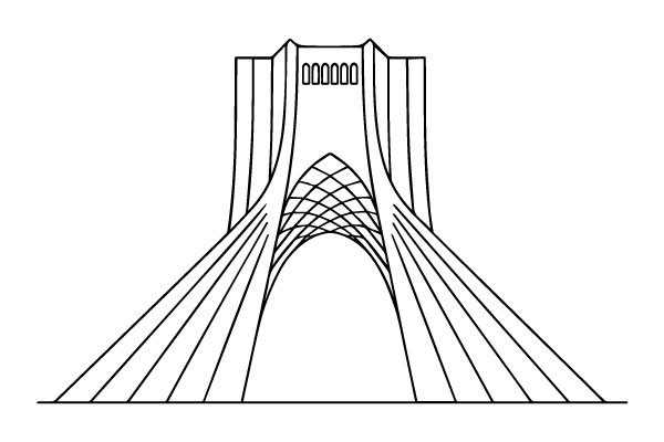 وکتور خطی برج آزادی