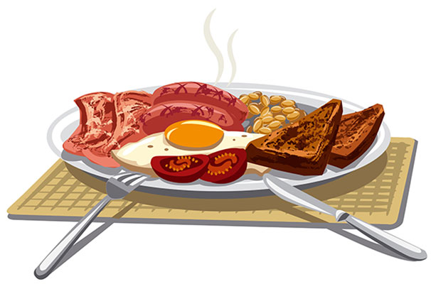 وکتور صبحانه