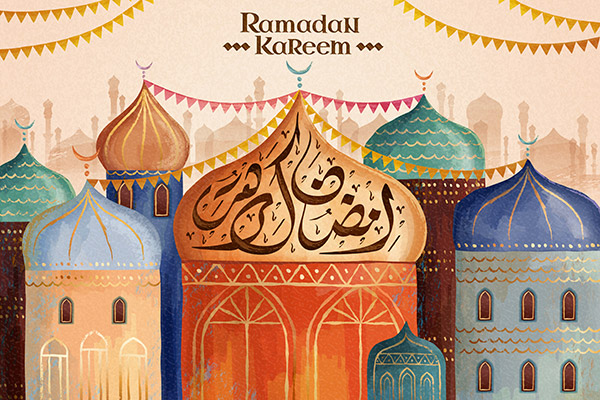 وکتور ماه رمضان