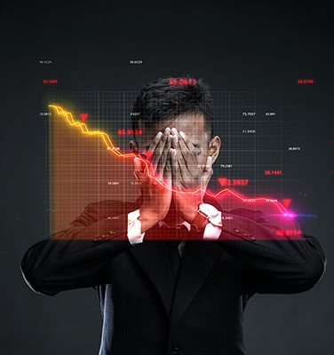 عکس نمودار نوسانات بورس
