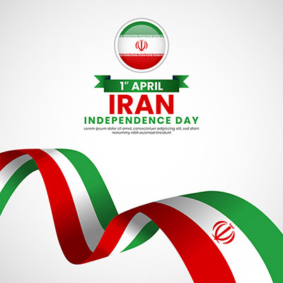 طرح وکتور باکیفیت از پرچم ایران