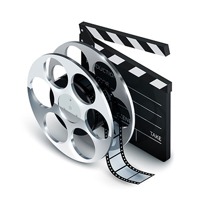 وکتور کاراکتر سینما کلاکد فیلمبرداری