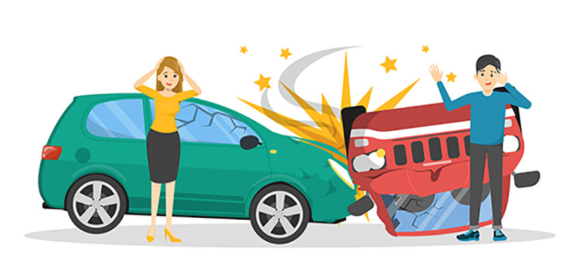 وکتور تصادف اتومبیل