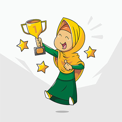 وکتور دختر محجبه