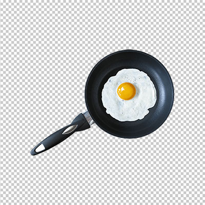 عکس برش خورده تخم مرغ  نیمرو