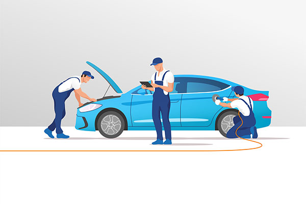 وکتور تعمیر ماشین سواری