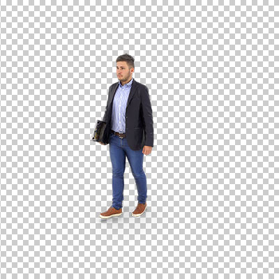 عکس برش خورده سه بعدی کفش کتانی