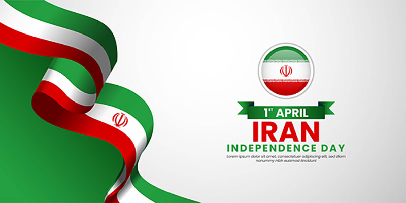 طرح وکتور باکیفیت از پرچم ایران
