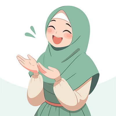 وکتور زن خوشحال