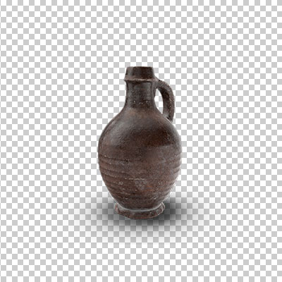 عکس برش خورده سه بعدی کوزه آب