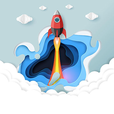 وکتور کاراکتر کارآفرینی و شروع جدید