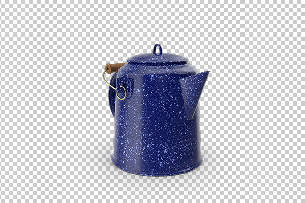 عکس برش خورده سه بعدی کتری چدن
