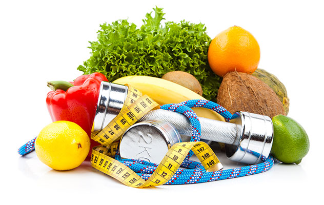 عکس تبلیغاتی ورزش رژیم میوه و سبزیجات
