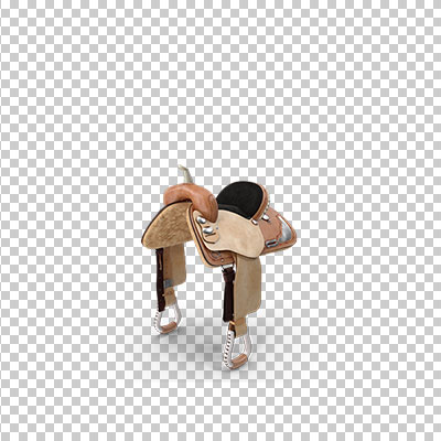 عکس برش خورده سه بعدی زین اسب