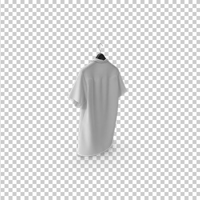 عکس برش خورده سه بعدی تی شرت سفید
