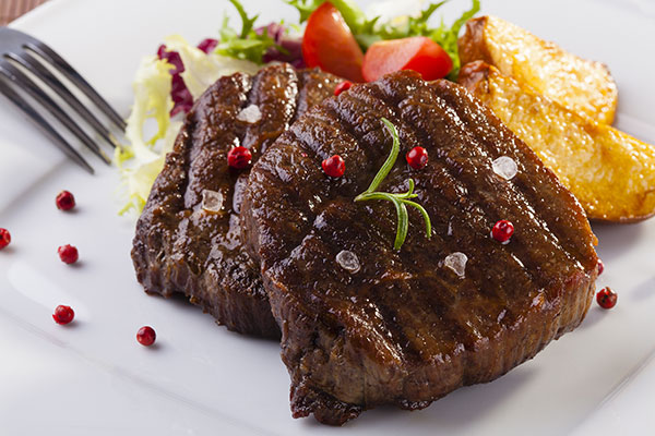 عکس تبلیغاتی غذا استیک آبدار