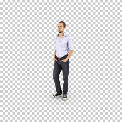 عکس برش خورده سه بعدی شلوار لی