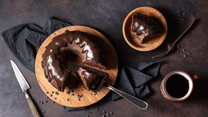 عکس کیک شکلاتی