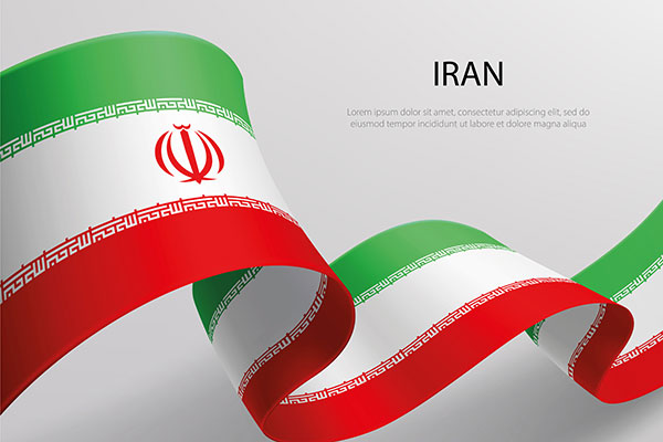 طرح وکتور باکیفیت از پرچم ایران