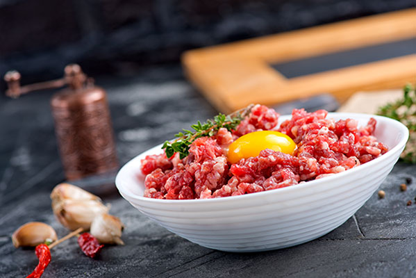 عکس ظرف گوشت چرخ شده