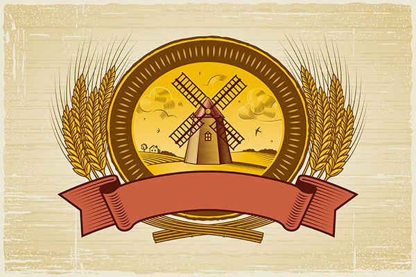 وکتور مزرعه داری