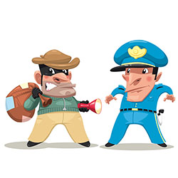 وکتور دزد و پلیس