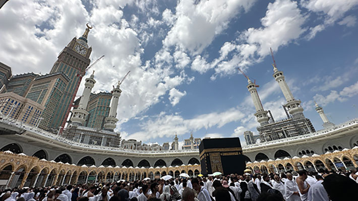 عکس کعبه و حجاج