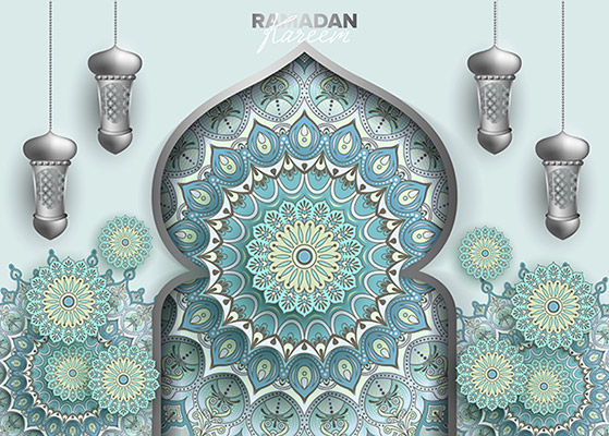 وکتور ماه رمضان