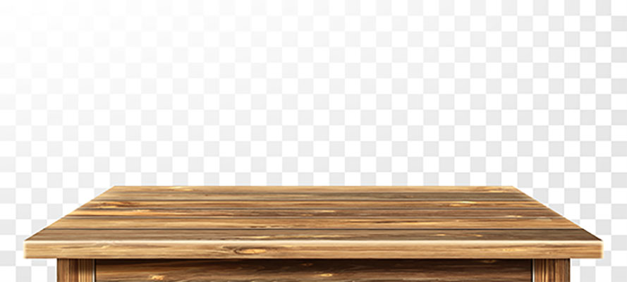 وکتور میز چوبی