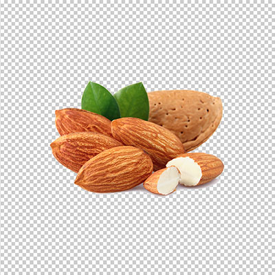 عکس برش خورده بادام