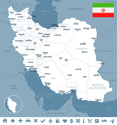 وکتور کشور ایران