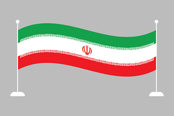 طرح وکتور باکیفیت از پرچم ایران
