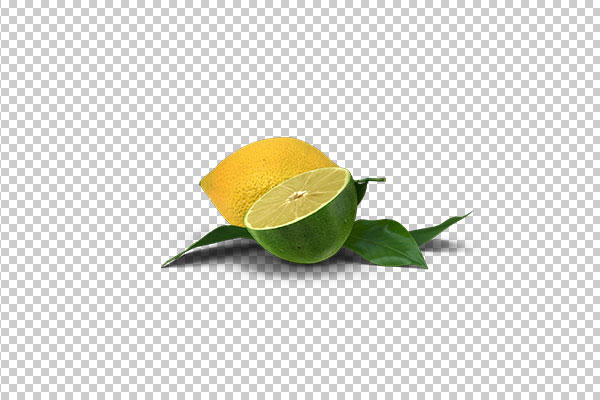 عکس برش خورده سه بعدی اسلایس لیمو ترش