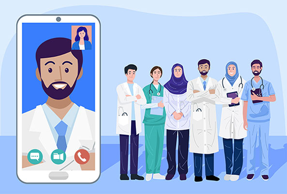 وکتور پزشک محجبه