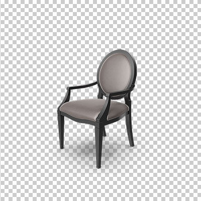 عکس برش خورده سه بعدی مبل یک نفره