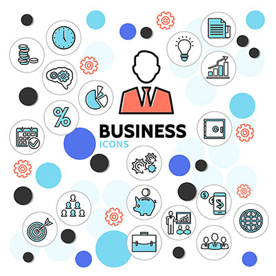 آیکن تجارت و کسب و کار