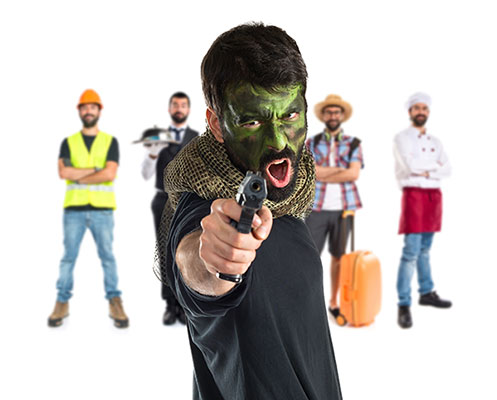 عکس مجرم مسلح