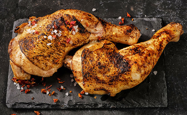 عکس تبلیغاتی غذا مرغ تنوری