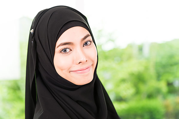 عکس تبلیغاتی پرتره حجاب