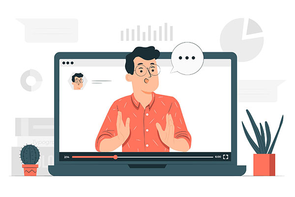 وکتور آموزش آنلاین