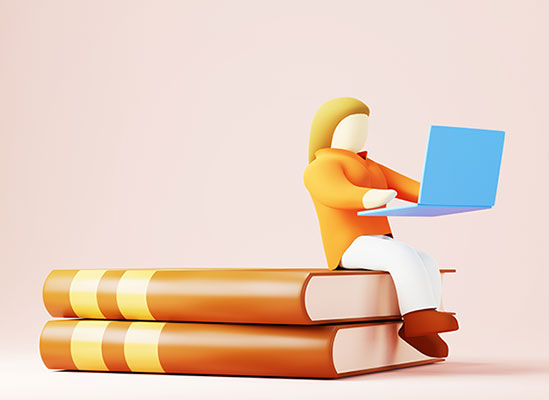 عکس تدریس و آموزش با لپ تاپ
