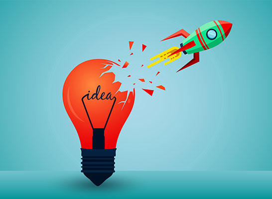 وکتور کاراکتر کارآفرینی و خلق موقعیت